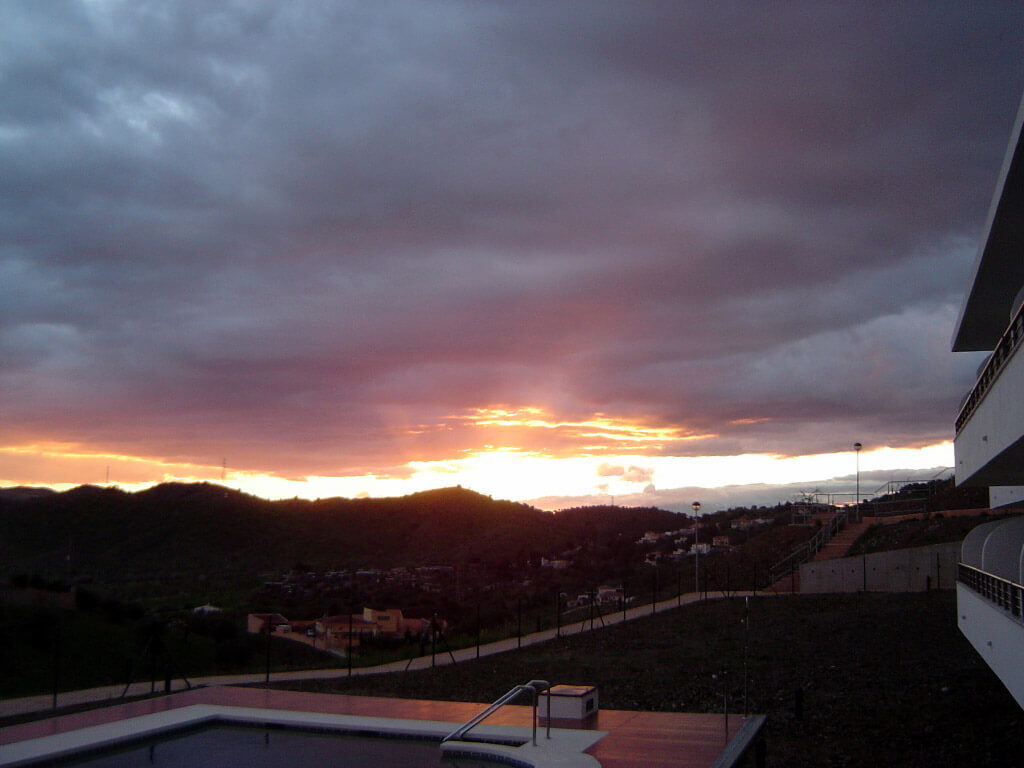 Residencial puerto de la luz, atardecer