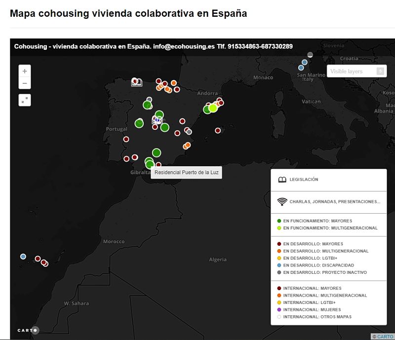 mapa cohousing
